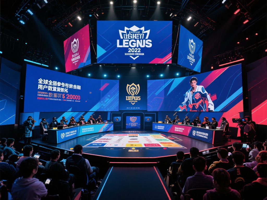 以2022年《英雄联盟》世界赛为例，全球范围内参与